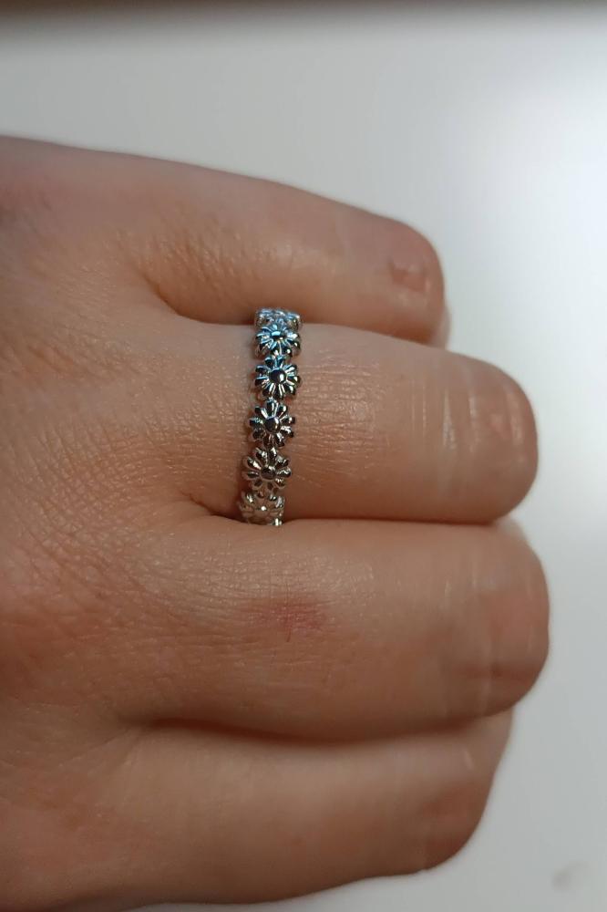 Ring flowers rondom klein