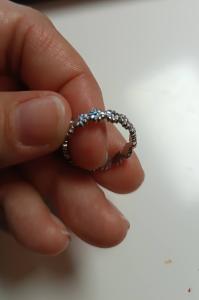 Ring flowers rondom klein