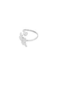 Stainless Steel Ring Iris - zilver- of goudkleurig