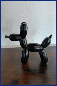 Ballon Hond Zwart