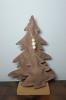 Sculptuur kerstboom & kersthanger - PU leer