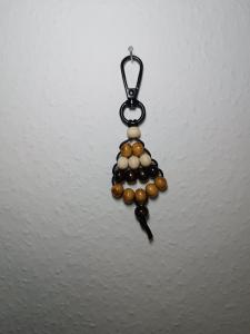 Kerstboom mini sleutel- of telefoonhanger