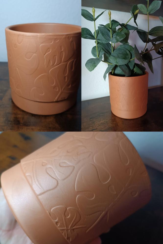 Monstera bloempot terracotta
