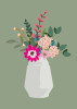 Vaas met bloemen Joyce