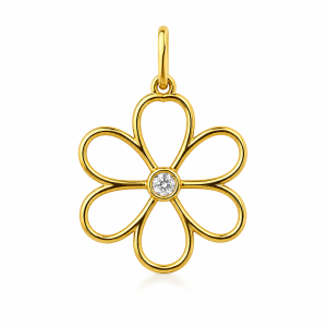 Lange ketting in goudkleur