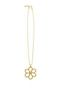 Lange ketting in goudkleur